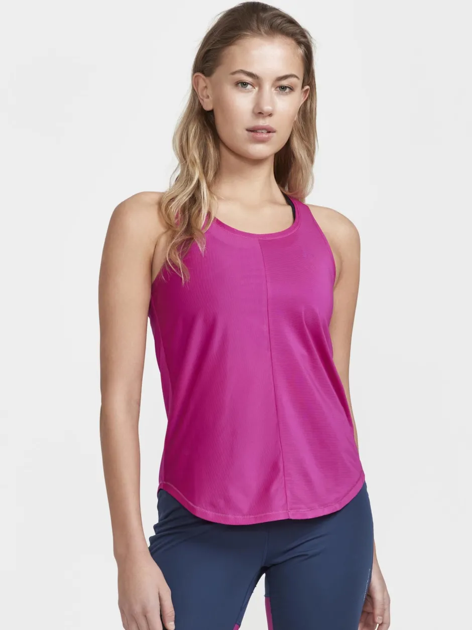 Women Craft Sportswear Tops, Tee's, And Tanks|Training>Women's Core Charge Rib Singlet