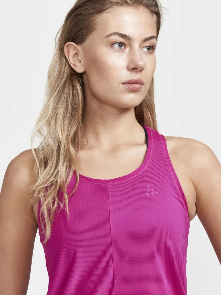 Women Craft Sportswear Tops, Tee's, And Tanks|Training>Women's Core Charge Rib Singlet