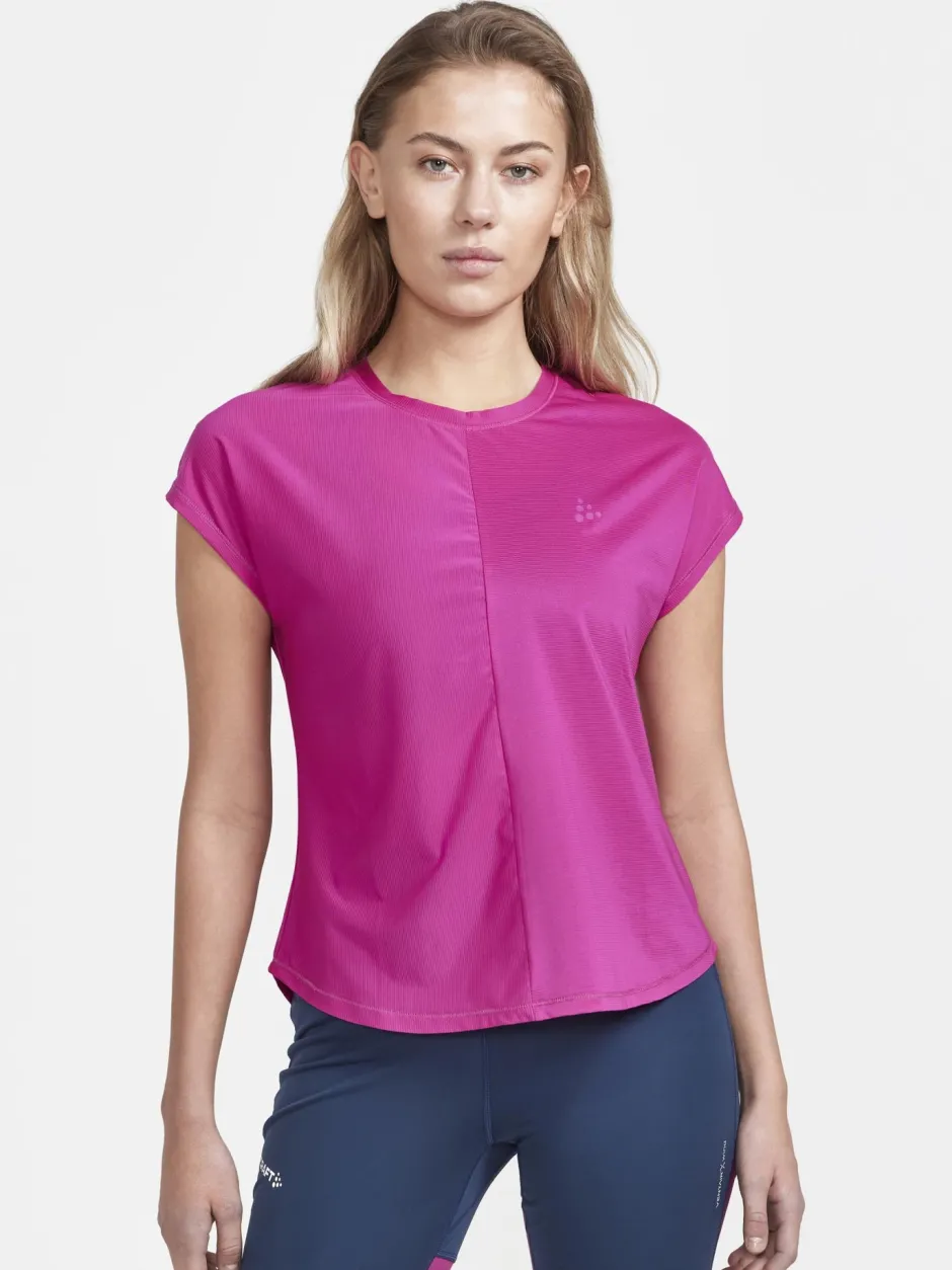 Women Craft Sportswear Training|Tops, Tee's, And Tanks>Women's Core Charge Rib Tee