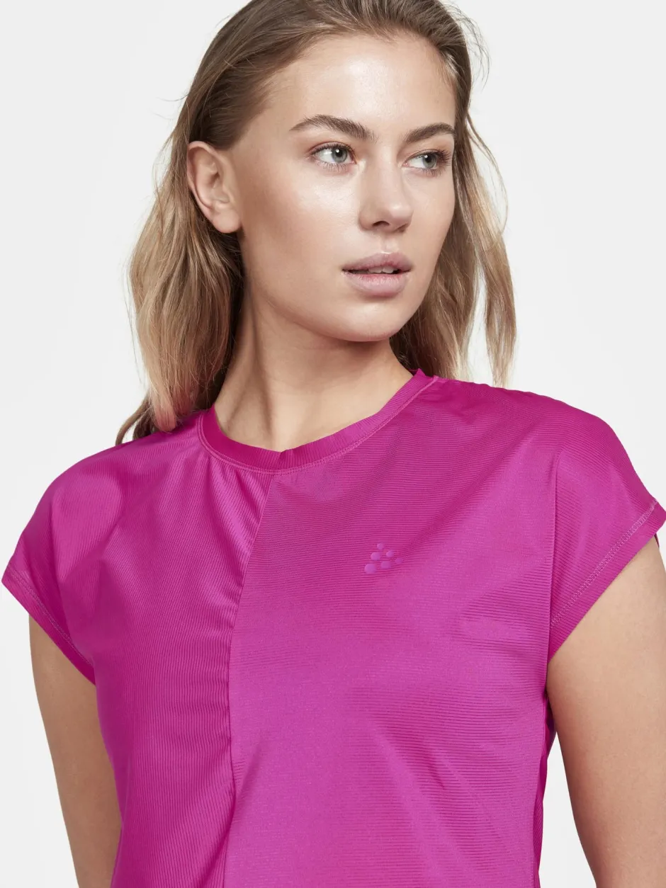 Women Craft Sportswear Training|Tops, Tee's, And Tanks>Women's Core Charge Rib Tee