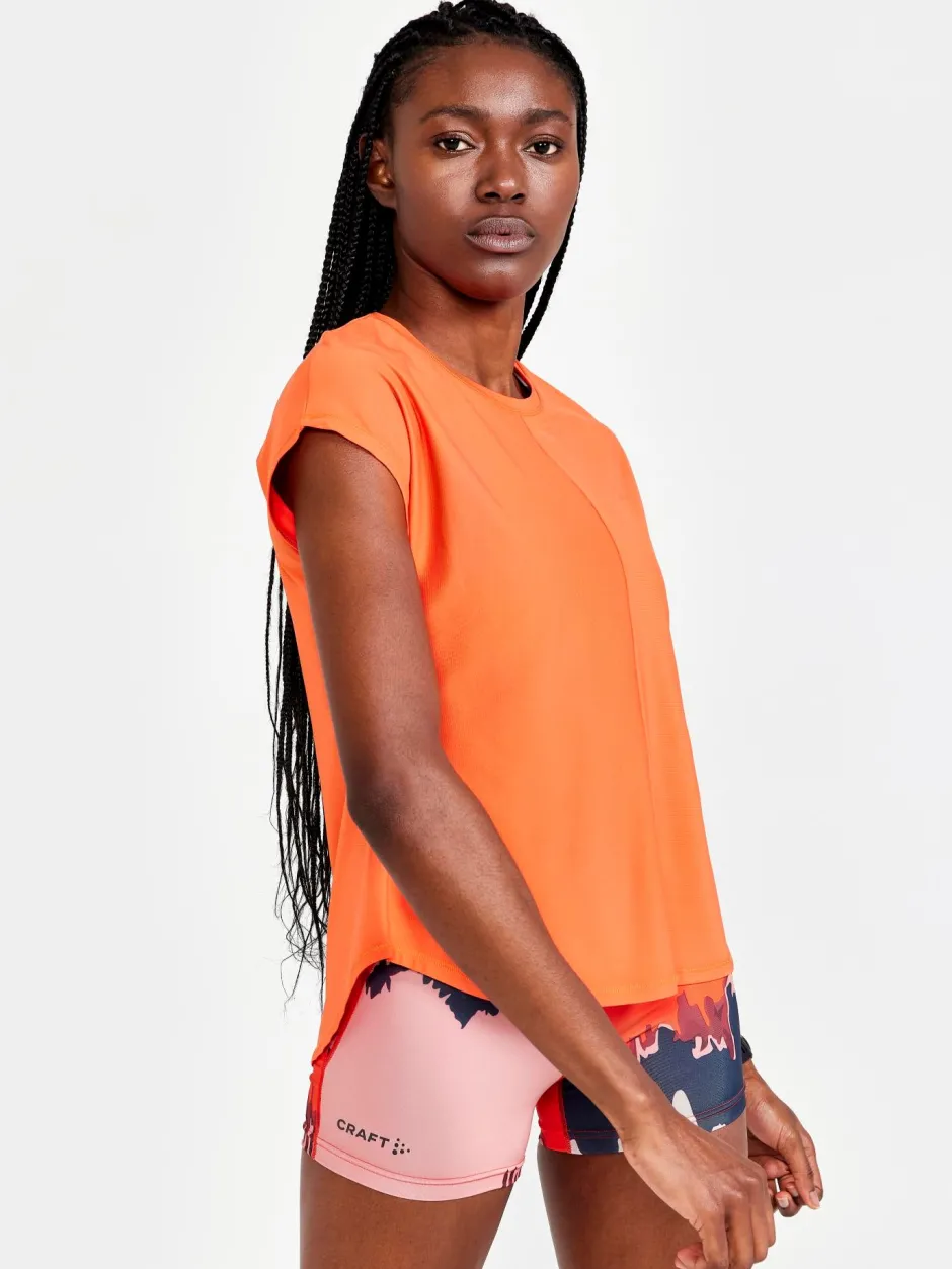 Women Craft Sportswear Tops, Tee's, And Tanks|Training>Women's Core Charge Rib Tee