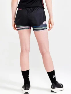 Women Craft Sportswear Shorts>WOMEN'S CTM DISTANCE 2IN1 RUNNING SHORTS