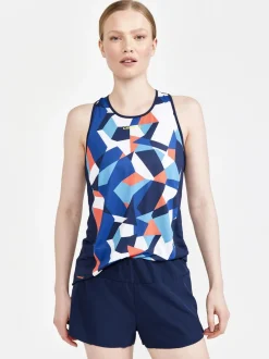 Women Craft Sportswear Tops, Tee's, And Tanks>Women's PRO Dazzle Camo Running Singlet