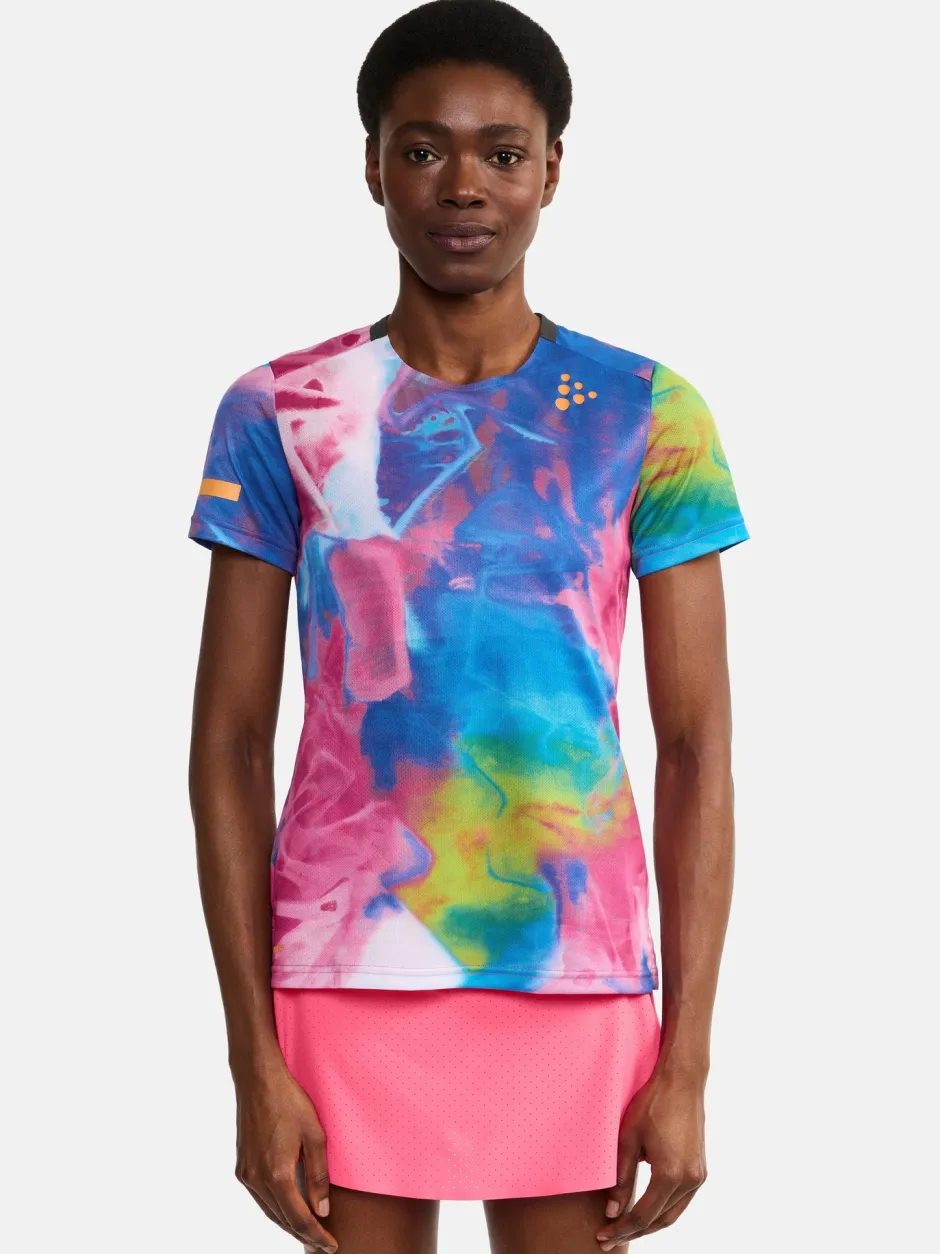 Women Craft Sportswear Tops, Tee's, And Tanks|Running>Women's PRO Hypervent Jaquard Running Tee