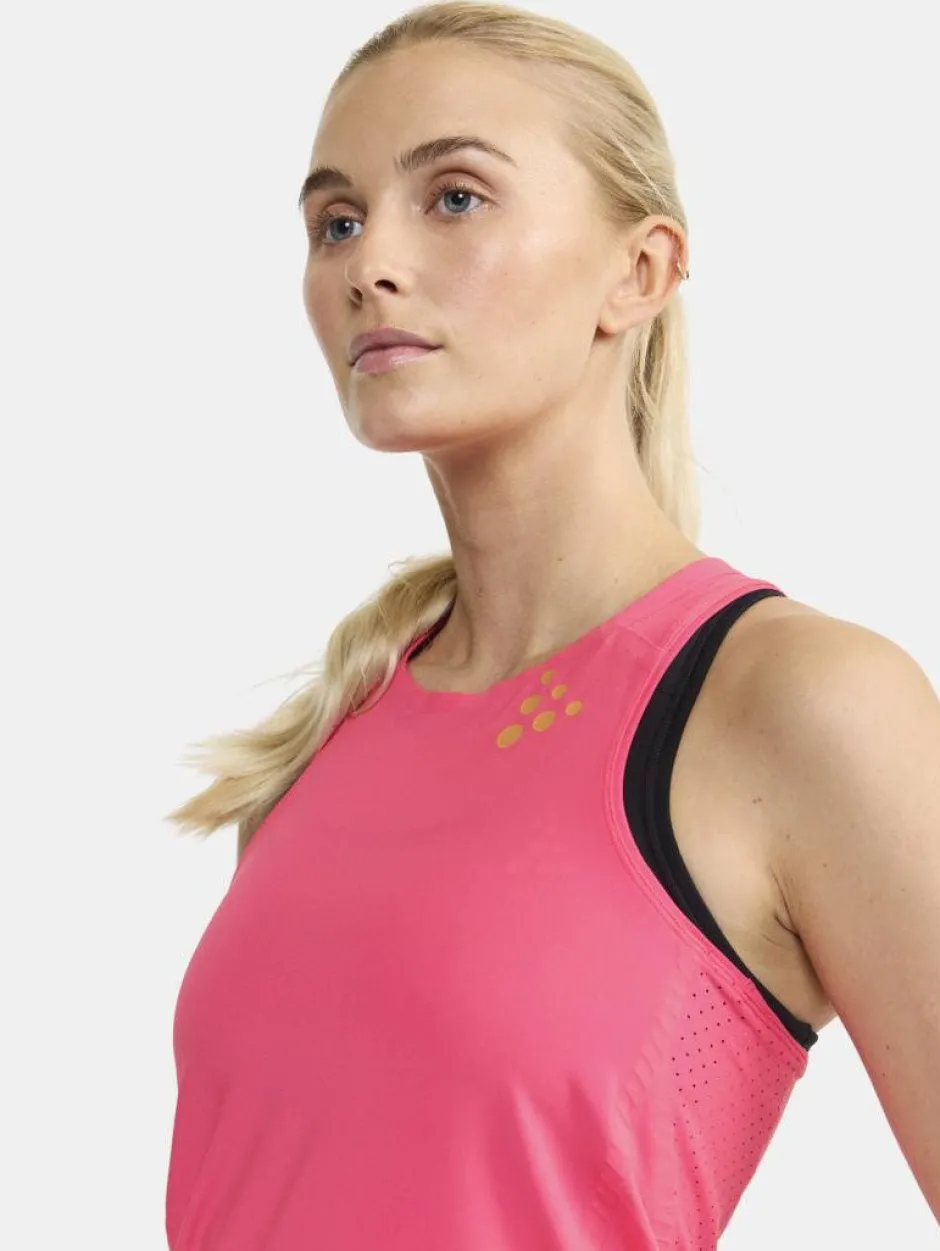 Women Craft Sportswear Tops, Tee's, And Tanks|Running>Women's PRO Hypervent Running Singlet 2
