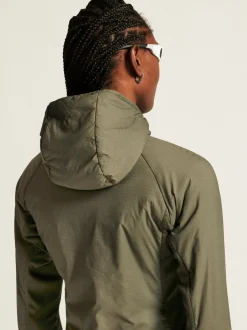 Women Craft Sportswear Midlayers And Hoodies|Running>Women's PRO Trail SubZ Padded Hood